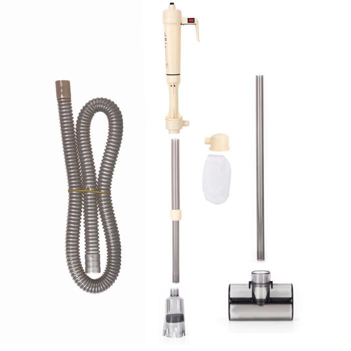 Nettoyeur de Filtre à Gravier Électrique Automatique Siphon Pompe pour Aquarium Réservoir