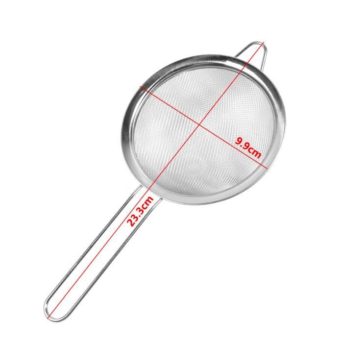 Kitchen & Co. · Passoire à Maille · Acier Inoxydable, 18cm
