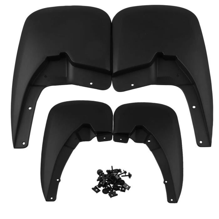 Bavettes D'ailes Pour Dodge RAM 1500/2500/3500 (2009-2016) - 4 Pièces, Avant & Arrière - Matériau PP+TPO