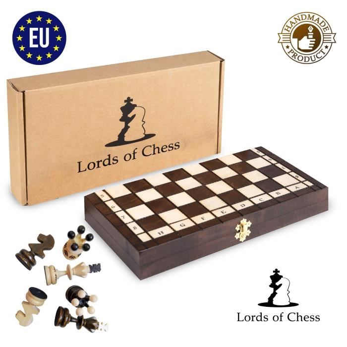 3 jeux: /échecs de haute qualit/é dames backgammon en bois massif