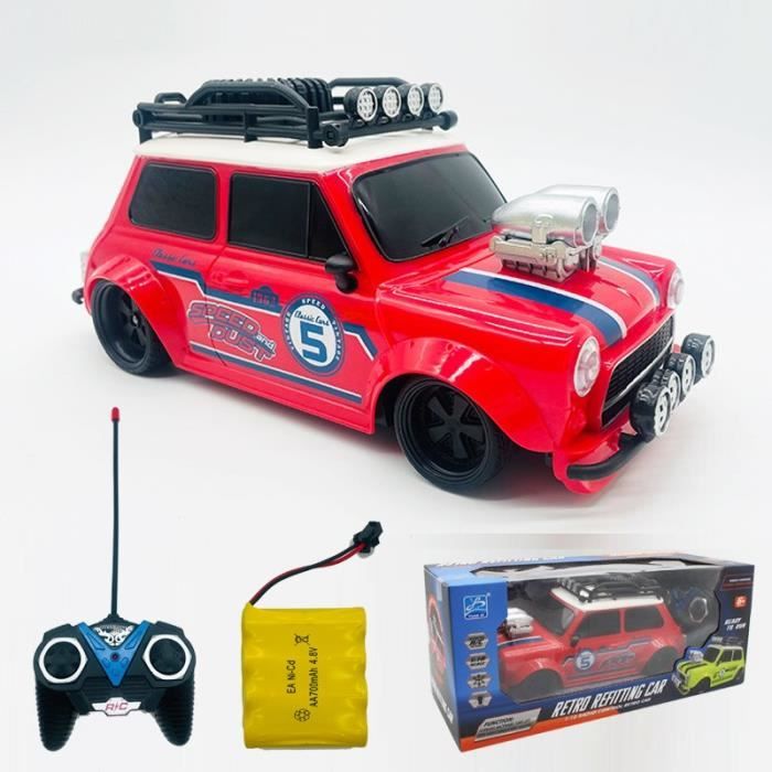 voiture radiocommandée rose