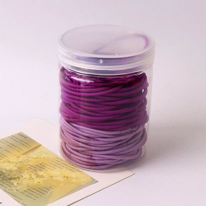Lot De 10 Élastiques à Cheveux Bungee Pour Filles - Transparents - Neuf Avec Étiquette