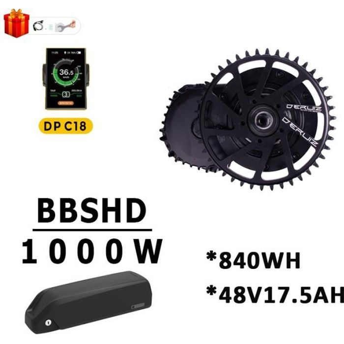 Pignon 42T Pour Moteur BAFANG BBS02/BBS01 - Vélo Électrique, Alliage Aluminium