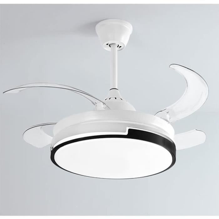 Ventilateur Lampe Plafonnier - BININBOX - 42 Pouce - 3 Vitesses - Télécommande - Ultra silencieux - Bininbox