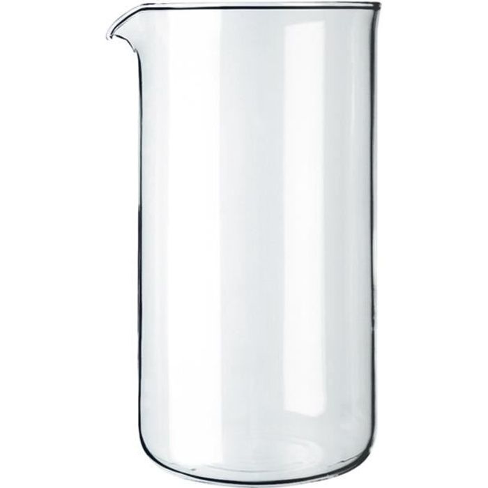 BODUM Verre de rechange pour cafetière à piston 3 tasses 0,35L transparent