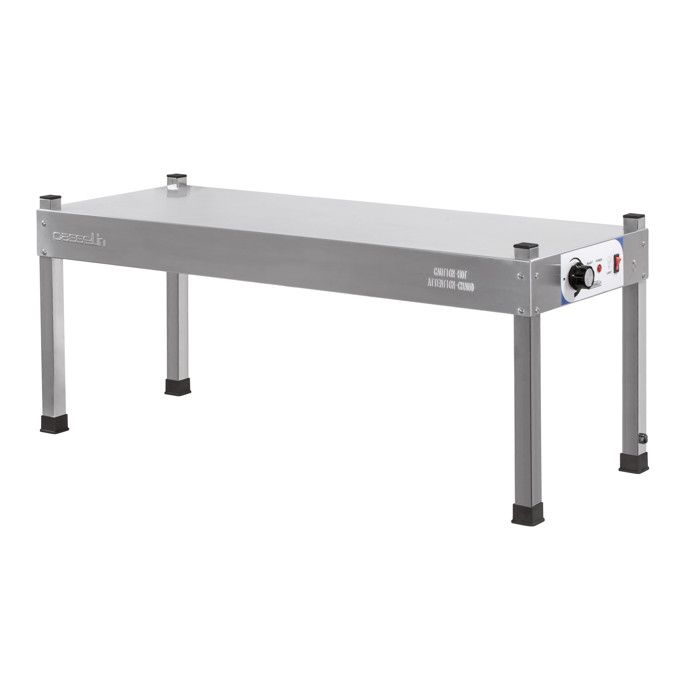 Casselin Heizvitrine Self-Service, 100 Liter - Warmhaltevitrine Mit LED-Beleuchtung & Temperaturregelung