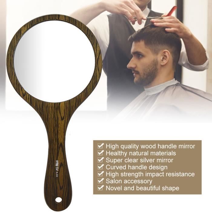 Ensemble Coiffure Miroir Et Brosse à Main Rose Métal - Neuf, Origine Chine - Parfait Pour Le Maquillage