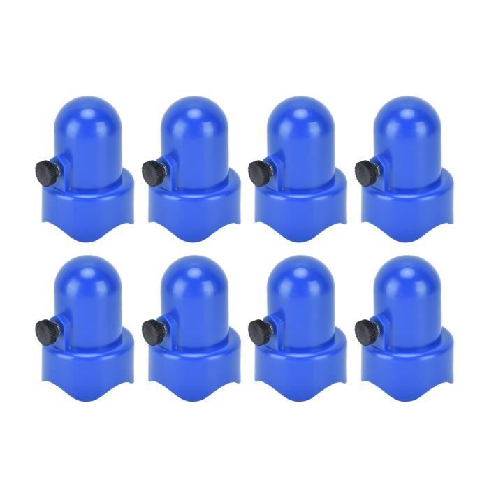 HEMOTON 10 Capuchons De Poteau Pour Trampoline – 25 Mm, Plastique Noir, Résistant Aux Intempéries – Fixe Le Filet De Sécurité