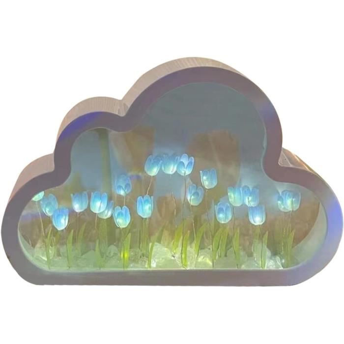 Veilleuse Tulipe, 2 En 1, à Faire Soi-même, Lampe De Miroir