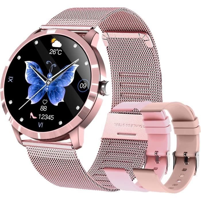 MONTRE CONNECTÉE POUR Femme écran LED Android/ios Étanche Orange EUR 5,00 - PicClick IT