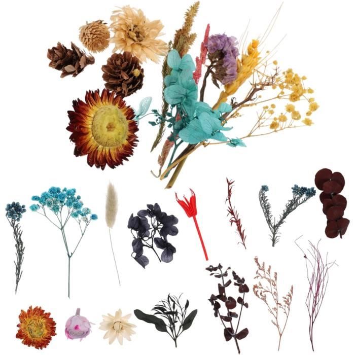 8 Mini Bouquets De Fleurs Séchées Naturelles - Pour Scrapbooking, DIY, Décoration Maison, Cadeau Personnalisé