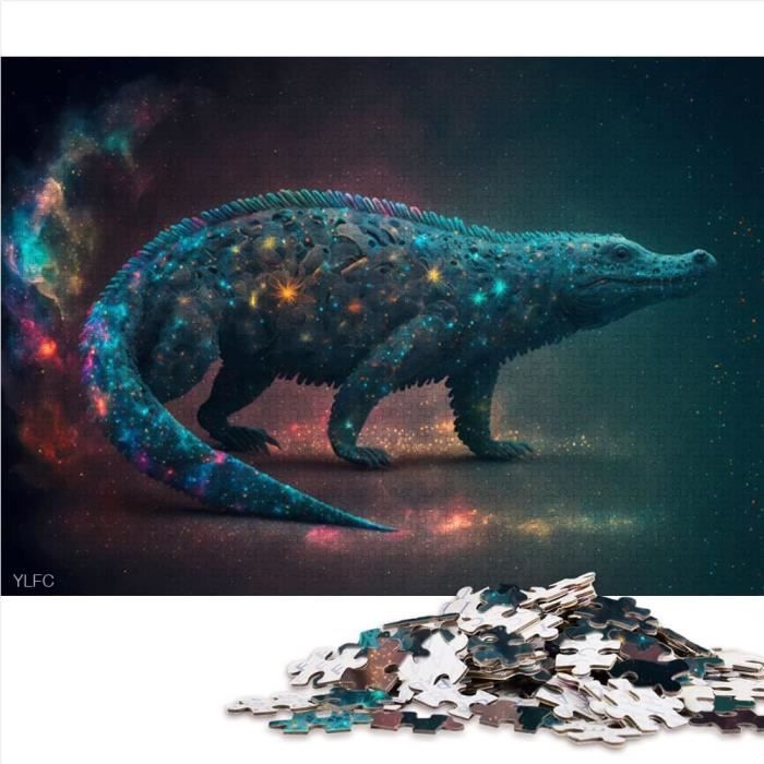 Tableau crocodile (22x14 cm), déco chambre bébé et enfant - Série-Golo Tableau crocodile (22x14 cm), déco chambre bébé et enfant - Série-Golo