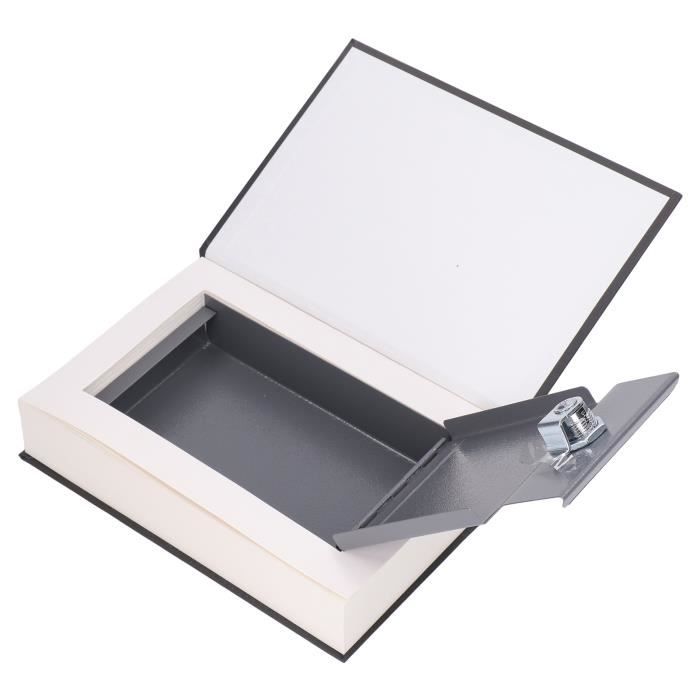Coffre-Fort Pour Livre De Détournement, Livre évidé Portable Avec Compartiment Secret Caché, Coffre-Fort Pour Livre Avec Serrure à Combinaison(Le Noir Coffre-Fort Pour Livre De Détournement, Livre évidé Portable Avec Compartiment Secret Caché, Coffre-Fort Pour Livre Avec Serrure à Combinaison(Le Noir