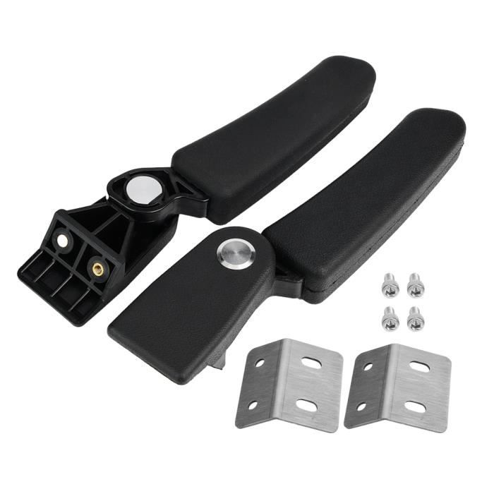 Kit D'Accoudoirs Rabattables Pour Siège Passager Moto - Boîte Top Case, Confort Et Sécurité Accrue 2 Pièces