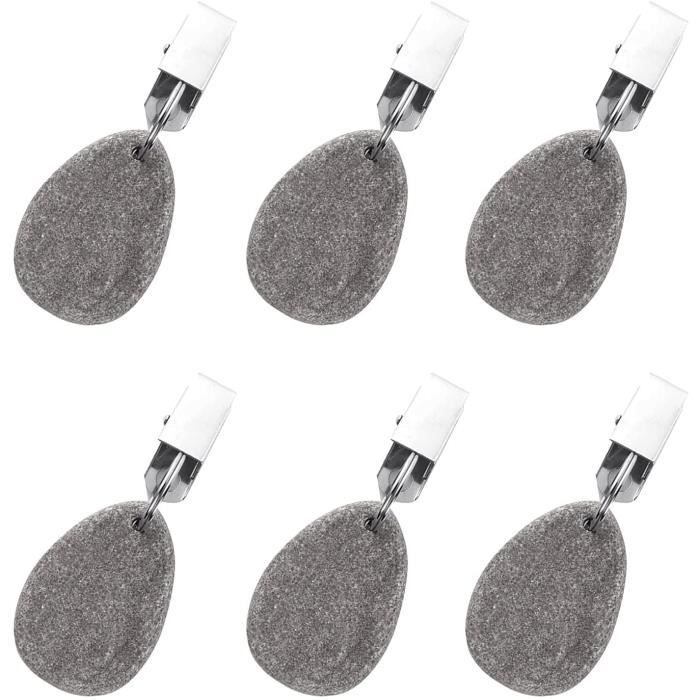 Poids de Nappe 6 Poids pour Nappe avec Pinces Poids pour Nappes en