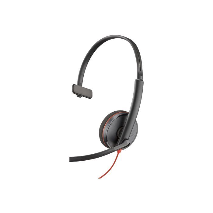 Micro-Casque Filaire Poly Blackwire 3210 – USB-C, Mono, Réduction de Bruit - vue 8