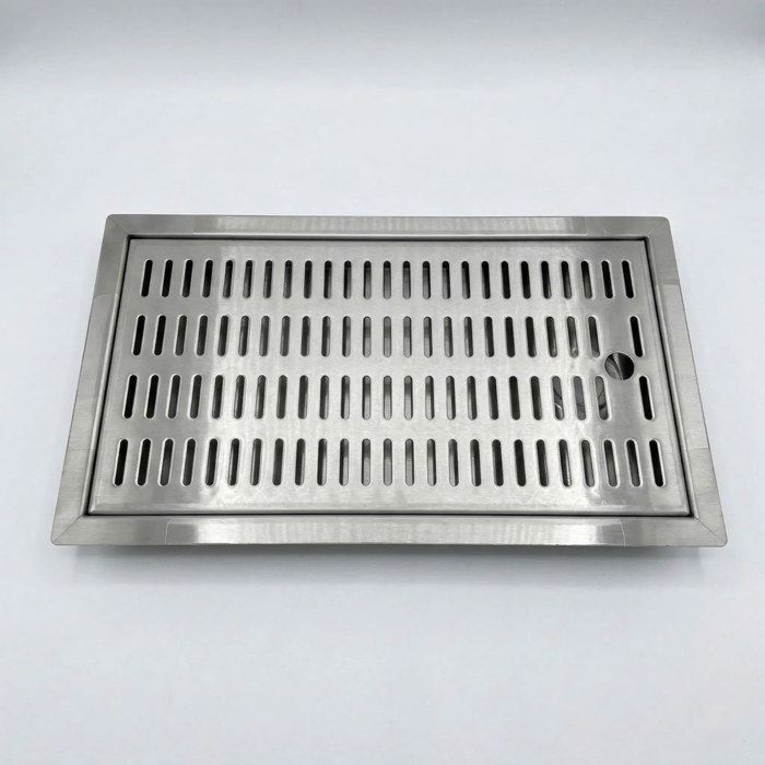 Bac à Condensats Pour Climatiseur - Avec Tuyau De Vidange - 1110 X 240 Mm - Anti-fuites Et Récupération Eau - 11