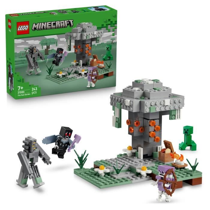 LEGO Minecraft 21586 Le Jardin Pâle - Jeu de Construction pour Garçon ou Fille dès 7 ans