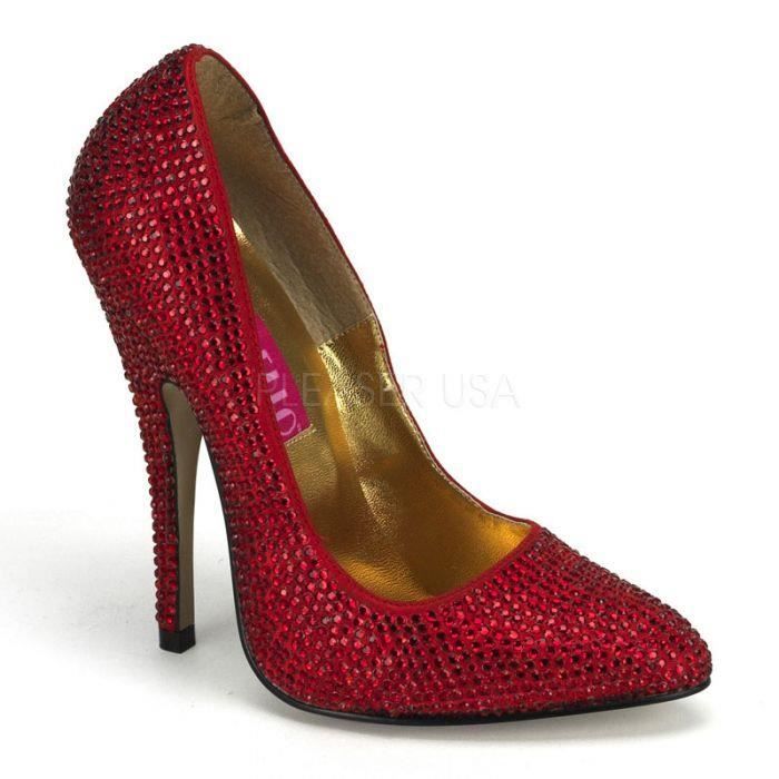 escarpin strass argent