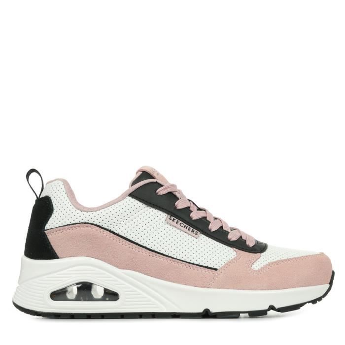 Baskets Skechers Uno 2 Pink black Cdiscount Chaussures