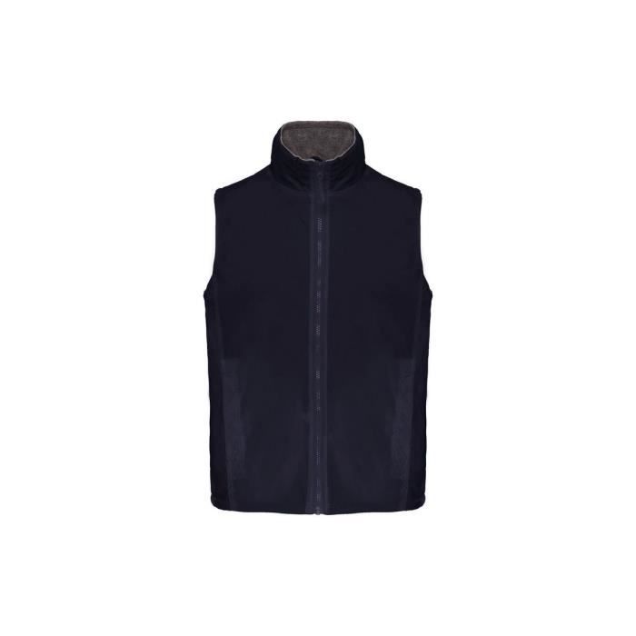 Veste sans manches effet mouton - Gris - Femme - 6.00