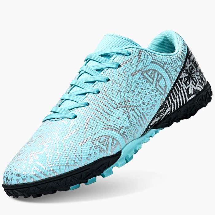 Espadrilles Garçons Extérieur Terrain Ferme Crampons Enfants Chaussures de Football Athlétiques pour Entraînement et Jeu Durables et Confortables pour Tout-Petits et Grands Enfants