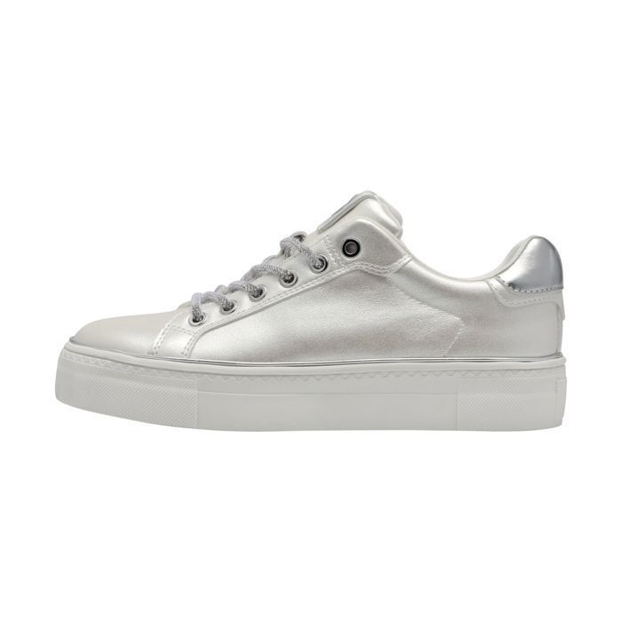 tamaris Basket Basse à Lacets Tamaris - Blanc Perle