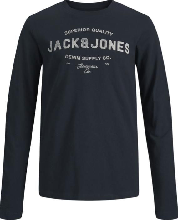 JACK & JONES - T-shirt manches longues - noir Couleur Noir Taille 7/8 ans