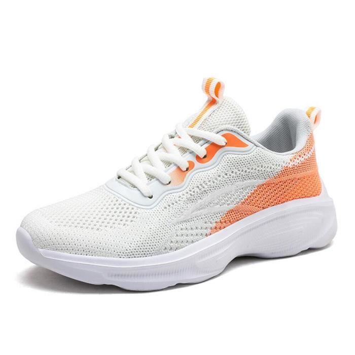 Baskets Été Femmes Maille Respirante - Chaussures Marche Enfiler Coussin Air Confortables