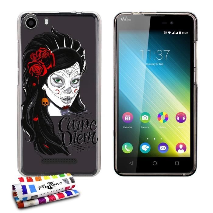Kit Protection Complet Wiko Lenny 2 : Verre Trempé + Coque Antichoc Transparente