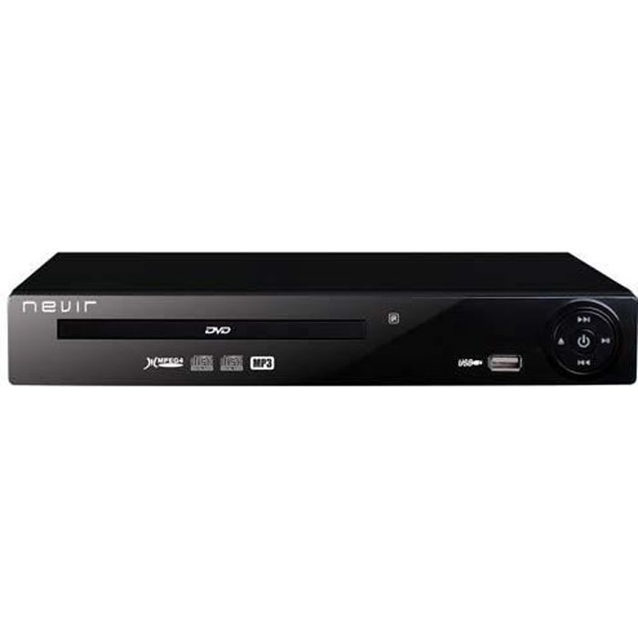Nevir NVR-2324 DVD-U, NTSC,PAL, Dolby Digital, AVI,MPEG1,MPEG2,MPEG4,XVID, MP3,WMA, JPG, CD audio, CD vidéo