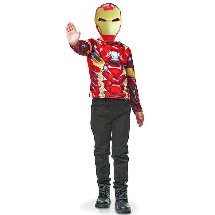 Déguisement Iron Man RUBIES Set plastron et masque Garçon 4 ans et plus Licence Marvel