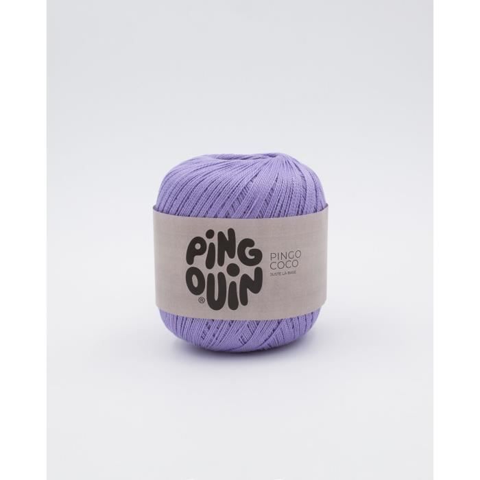 Lot De 5 Pelotes De Laine Violette - 100g Chacune, Composition Coton/Acrylique, Numéro D'Aiguille 3-3.5 - Neuf