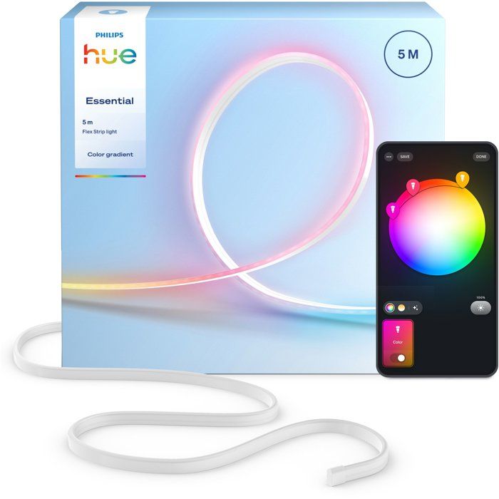 Ruban LED Flexible Philips Hue Essential 5m – Multicolore, Compatible Bluetooth, IP20 - vue 8