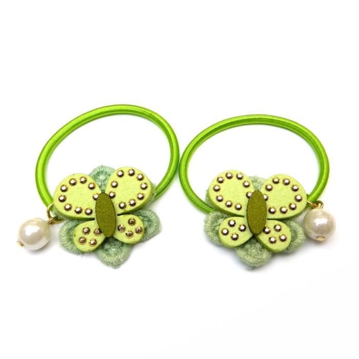 Elastique Cheveux Enfant Motif Papillon 2pcs Vert Rca Cdiscount Au Quotidien Elastique Cheveux Enfant Motif Papillon 2pcs Vert Rca Cdiscount Au Quotidien