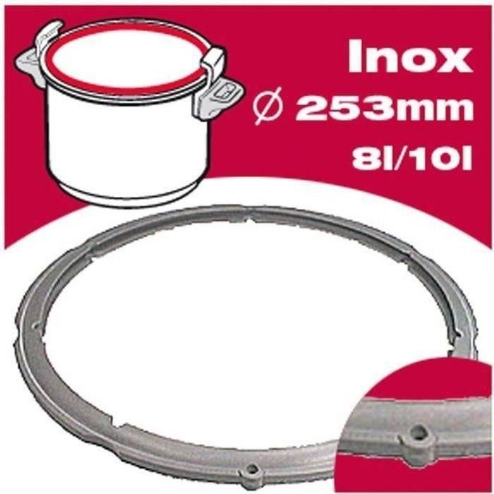 seb joint pour autocuiseur inox delicio 8l-10l diamètre 253mm