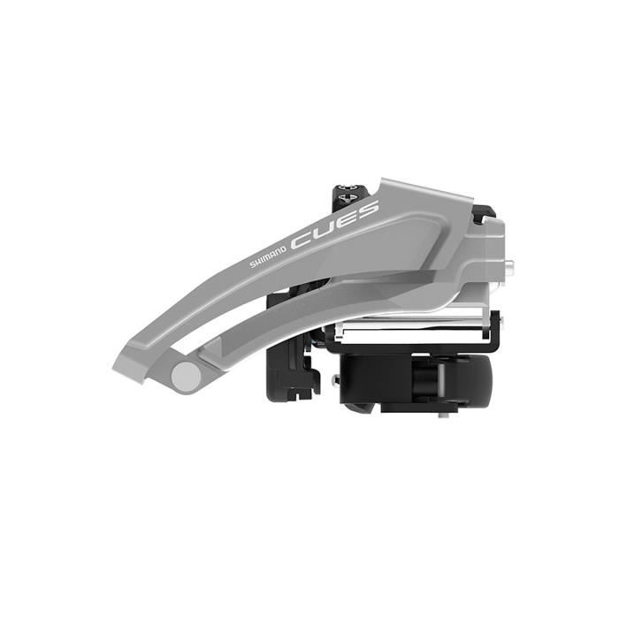 Dérailleur avant double balançoire latérale Shimano FD-U4010-L - argenté/noir - TU