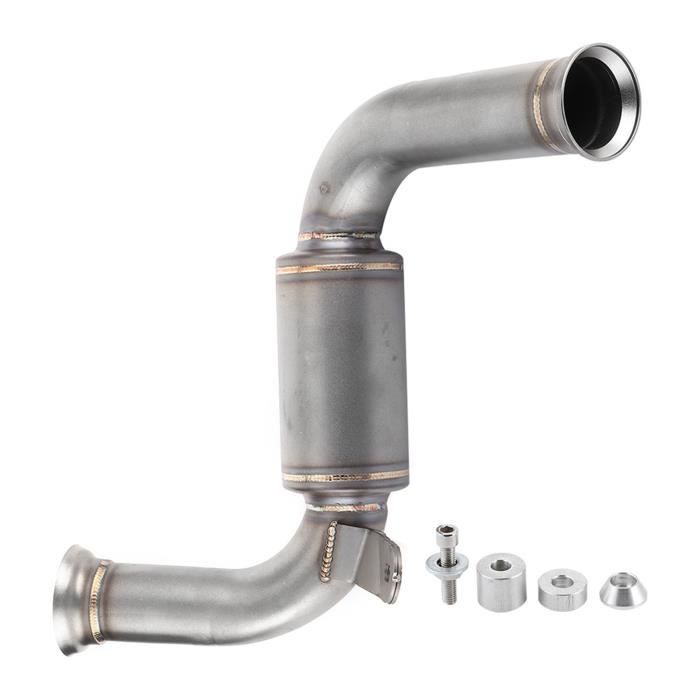 Tuyau D'échappement Intermédiaire Decat Pour Moto RC390 125 250 390 - Acier Inoxydable 304 - Gain De Performance