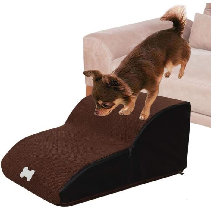 Escalier Pour Chien - 3 Marches - Rampe Antidérapante Et Lavable