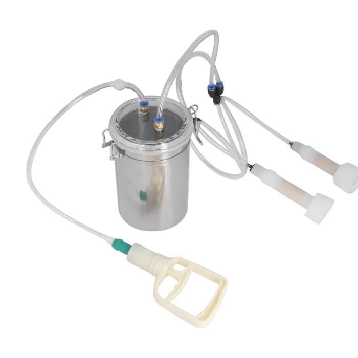 Comparer les prix de RHO- Machine à traire le lait Kit de traite portatif de bouteille d'acier inoxydable de contrôle d'économie d'effort de la