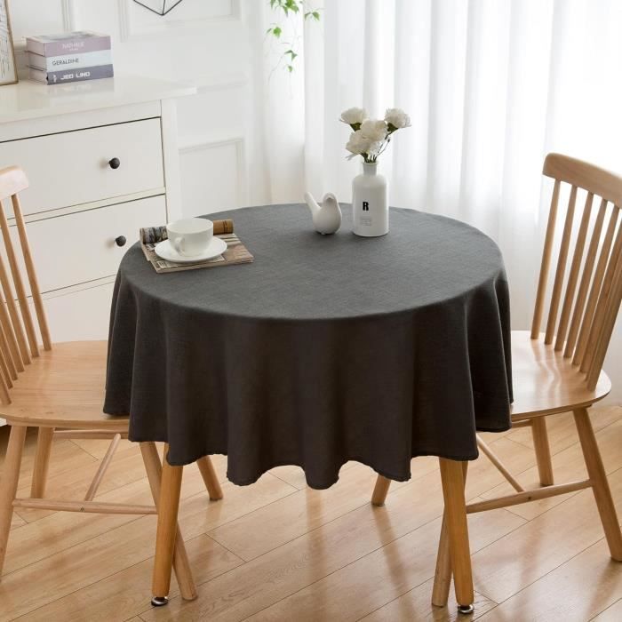 Nappe Noel Yrendenge Nappe De Noël - Aspect Lin - Imperméable - Lavable - Anti-taches - Effet Lotus - Décoration De Noël - 140 X 240 Cm Nappe Noel Rouge Et Dore