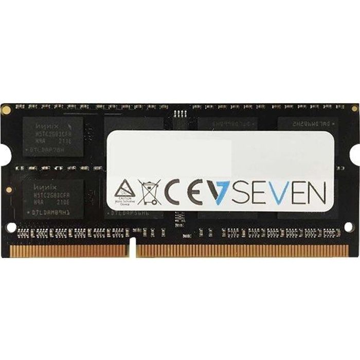 RAM DDR3 SODIMM 8 Go Pour PC Portable - 1600 MHz, 204 Broches, Neuve Avec Garantie à Vie