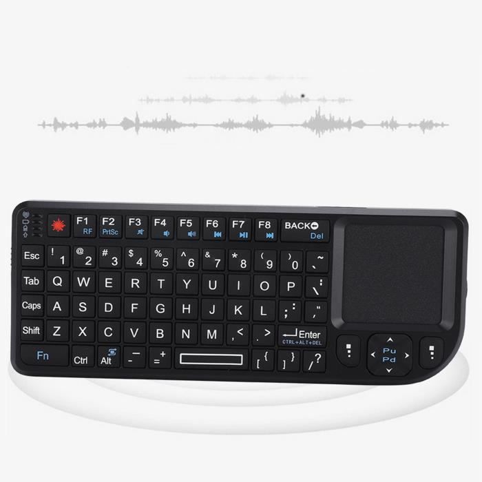 VBESTLIFE Pavé Numérique Sans Fil Avec Souris 2.4GHz | 18 Touches Ultra-Mince | 1200 DPI | Plug And Play Pour Bureau