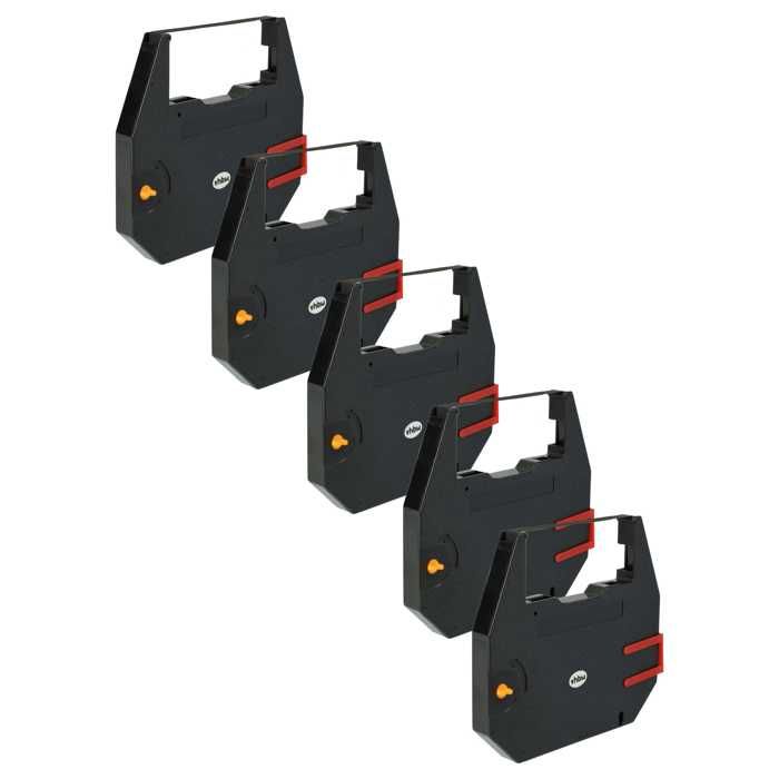 Ruban Encreur Neuf Pour Machine à écrire Olympia - Noir Et Rouge, Compatible Plusieurs Modèles
