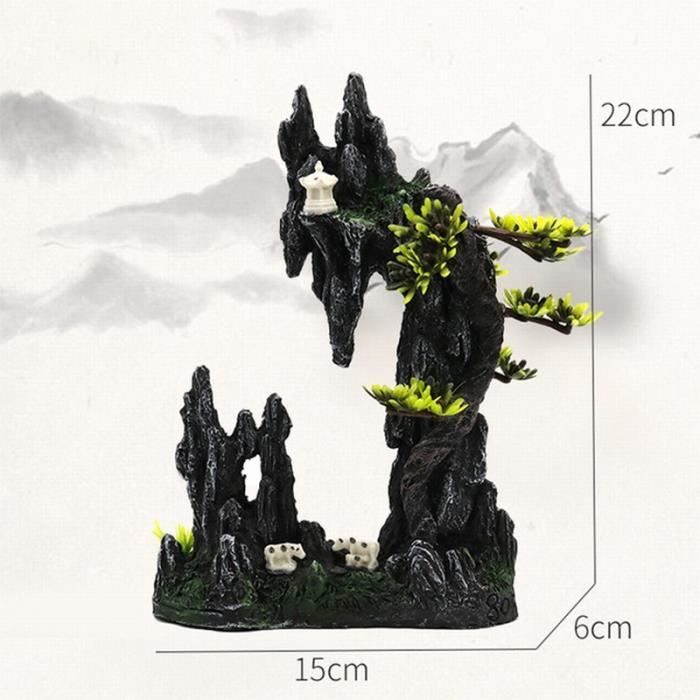 Décoration D'aquarium Citrouille Halloween En Résine - Cachette Pour Poissons Et Crevettes - 8.5x8.5x9cm - 10