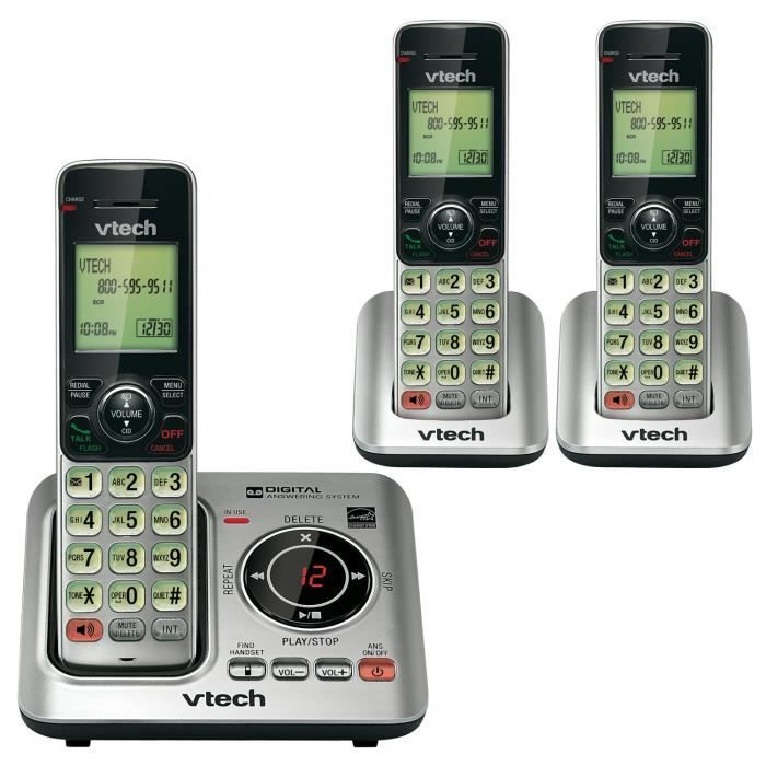 VTech Combiné sans fil CID - ITAD à 3 combinés - VT-CS6629-3 - Cdiscount  Téléphonie