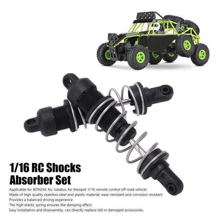 2 Amortisseurs Standard En Aluminium 100mm Pour Voitures RC 1/10 - Absima 2330045