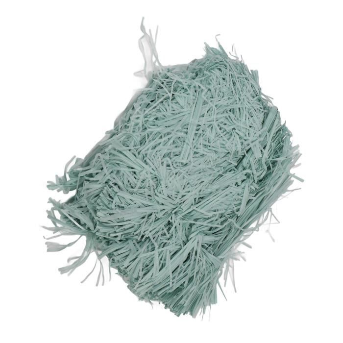 Papier De Soie Déchiqueté Bleu 200g - Remplissage Cadeaux Raphia Décoration Boîtes Anniversaire Mariage