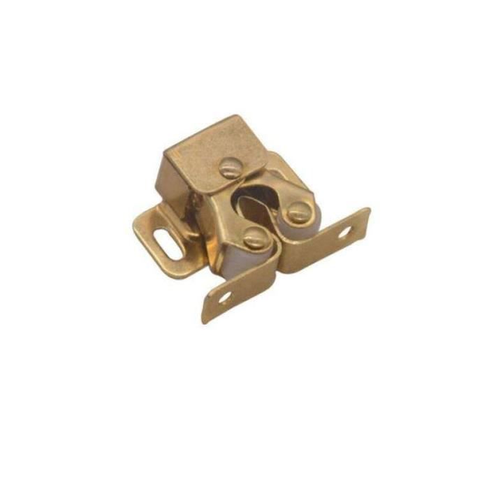 PJW00026BLOQUE PORTE,Loquet à Double rouleau en cuivre, 1 pièce, verrouillage de porte d