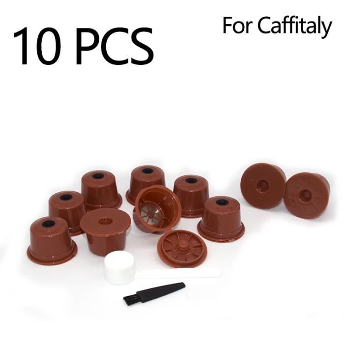 Capsules Café Réutilisables Pour Dolce Gusto - Lot De 6 Avec Cuillères Et Brosses - Écologiques Et économiques - 8